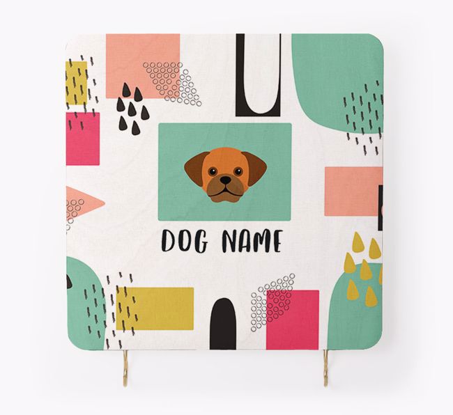 'Abstract Design' - Personalised {breedFullName} Lead & Collar Hanger